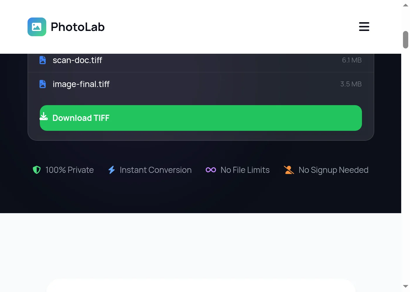 Step-by-step JPG to TIFF conversion guide - Step 3